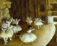 Haga click para ver la imagen ampliada ballet rehearsal on stage.jpg